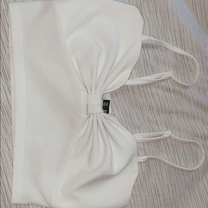 White Shein Crop Top